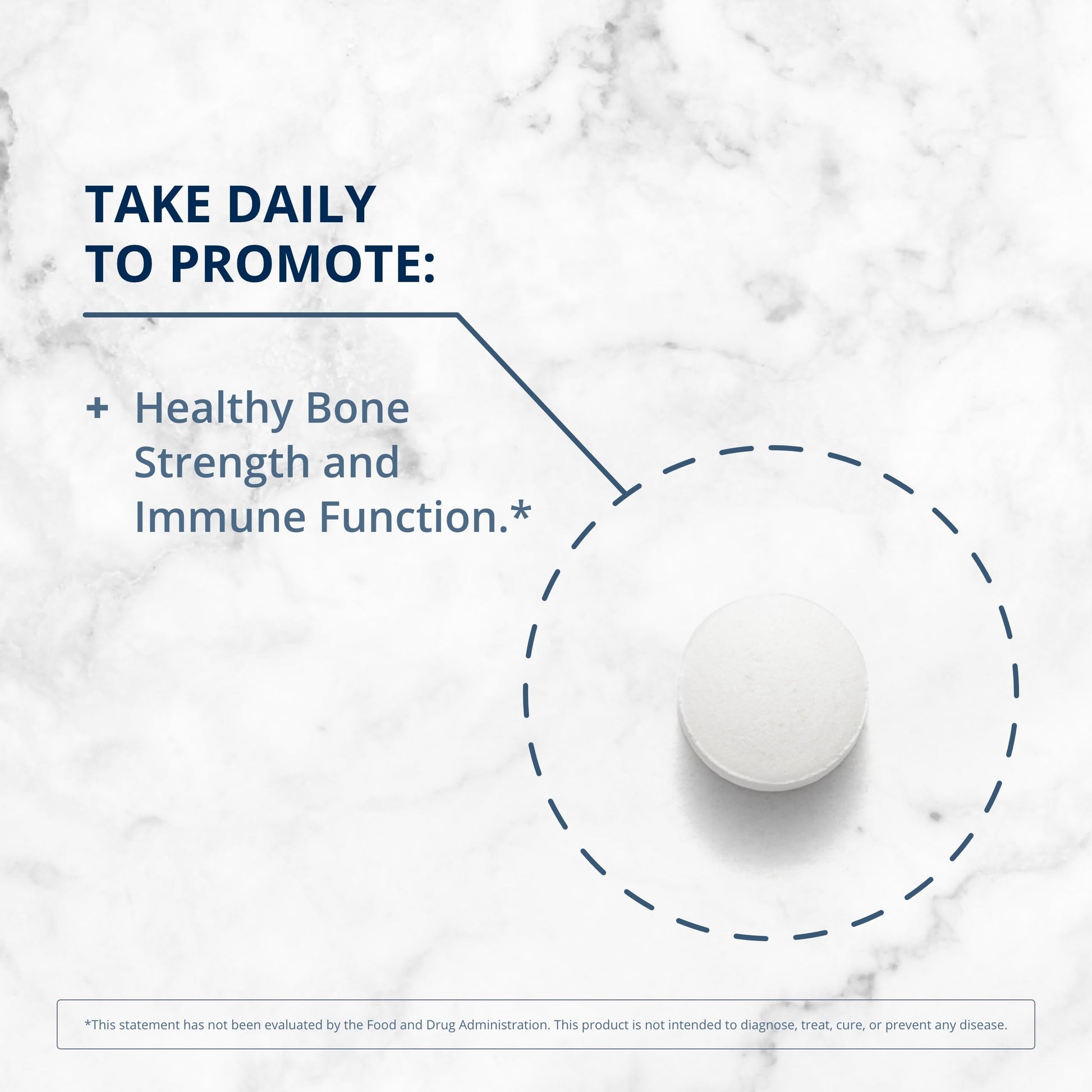Tabletas Metagenics Vitamina D3 apoyo dental y función inmune