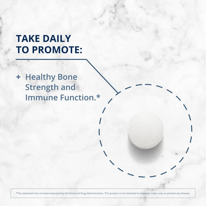 Tabletas Metagenics Vitamina D3 apoyo dental y función inmune