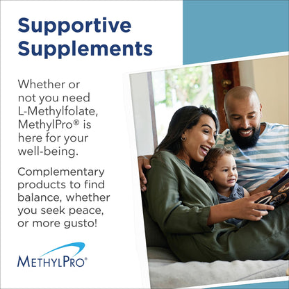 MethylPro complejo B y L-metilfolato 5mg cápsulas sin gluten