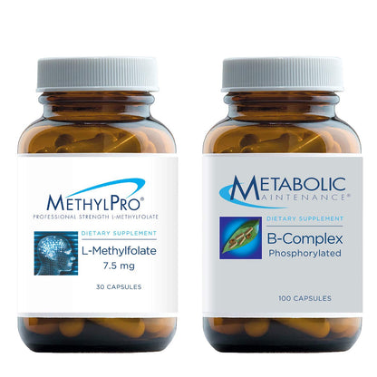MethylPro L-metilfolato y Complejo B paquete doble