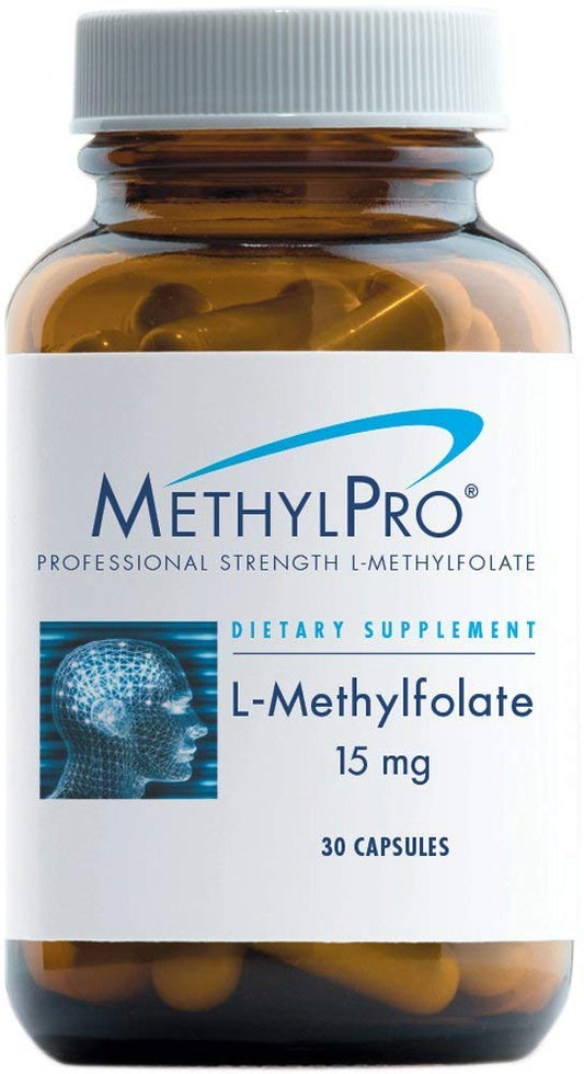 MethylPro metilfolato 15 mg frasco con 30 cápsulas sin rellenos