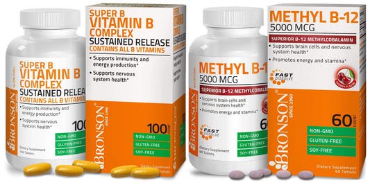 Metil B12 Bronson comprimidos b12 complejo vitamínico