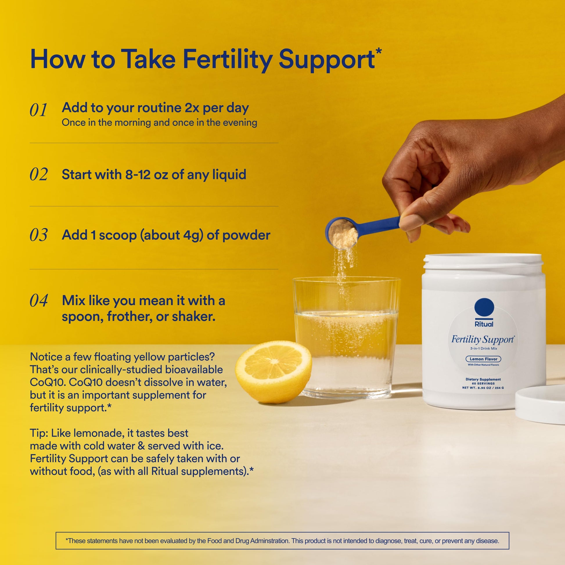 Mezcla para fertilidad Ritual paquete delantero etiquetas