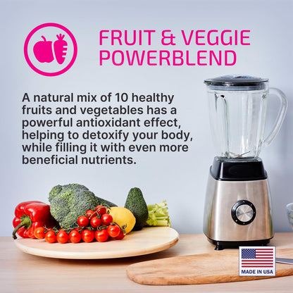 Mezcla de frutas y verduras del VPLab multivitaminico para mujeres.