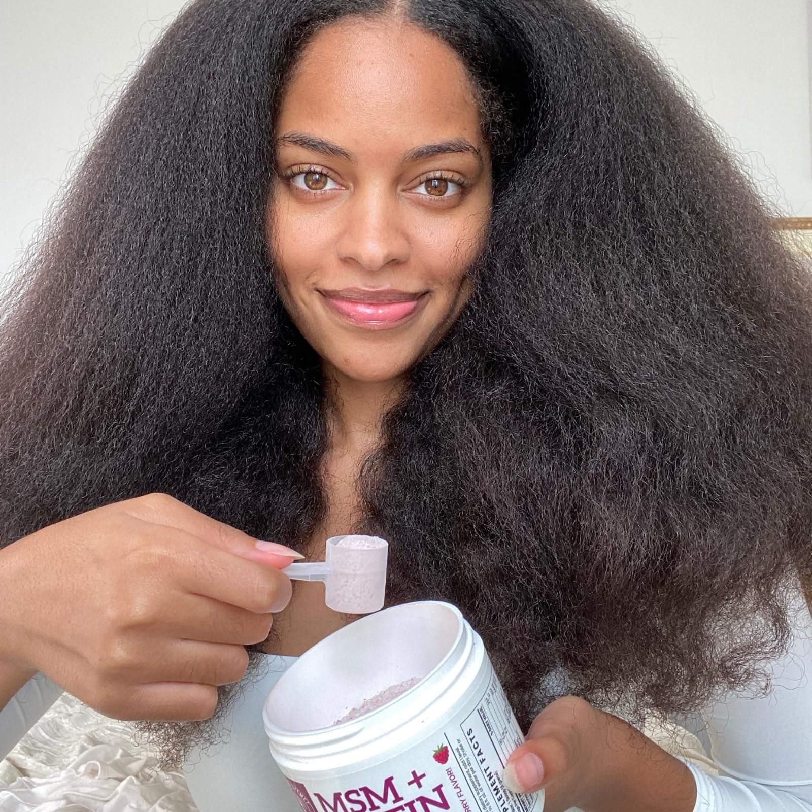 Mezcla de vitaminas para cabello con MSM y Biotina Qhemet