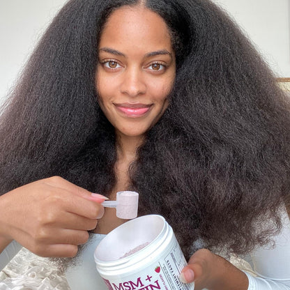 Mezcla de vitaminas para cabello con MSM y Biotina Qhemet
