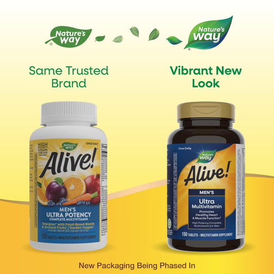 Mezclas de plantas en multivitamínico Nature's Way Alive!
