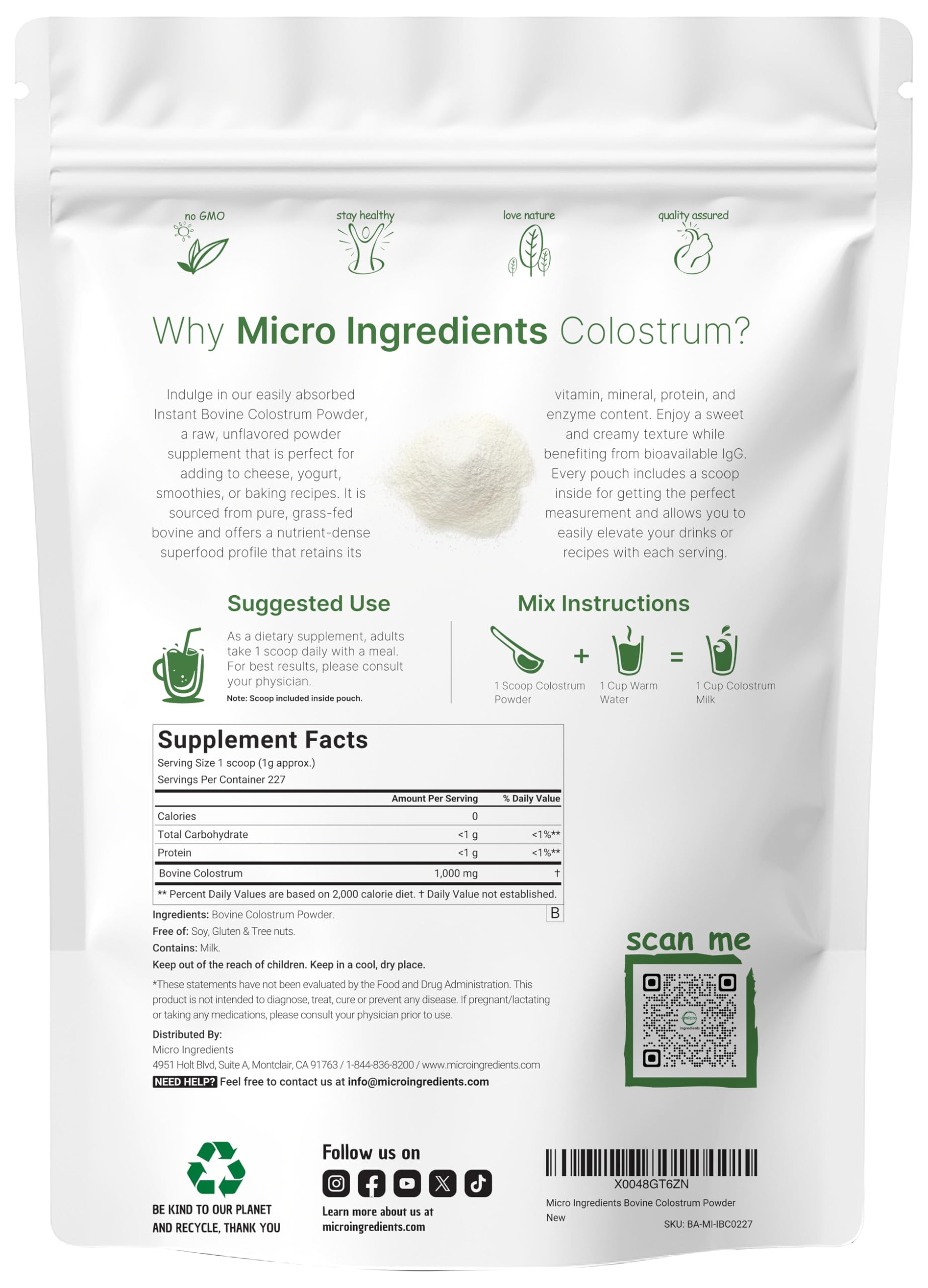 Micro Ingredients envase cápsulas blandas vitamina d3 k2
