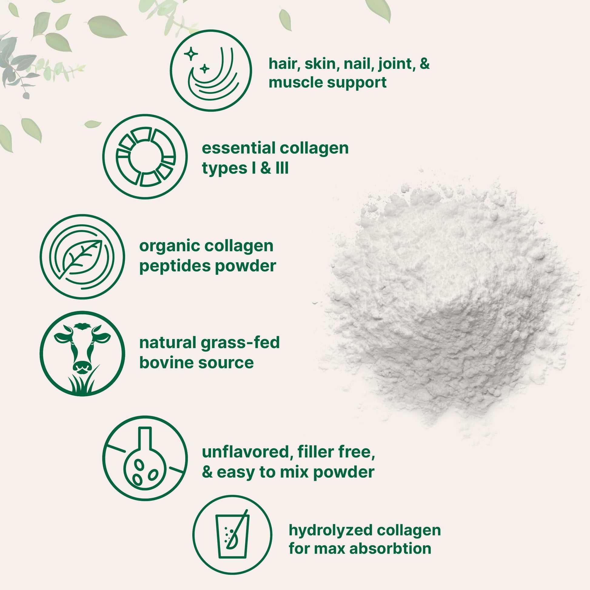 Micro Ingredients paquete vitaminas y colageno organico
