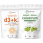 Micro Ingredients suplemento vitamina d3 k2 caja frontal
