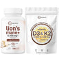 Micro Ingredients vitamina d3 k2 cápsulas vegetales aceite de coco