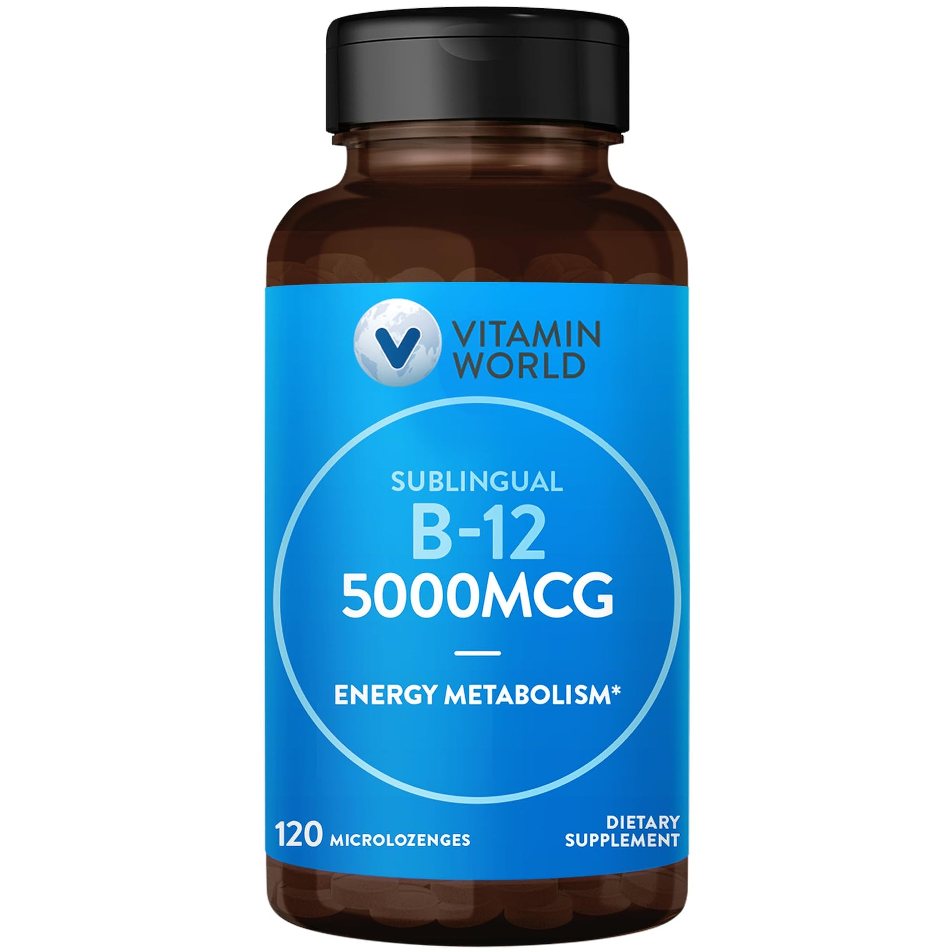 Microloquentias sublinguales de B12 para energía