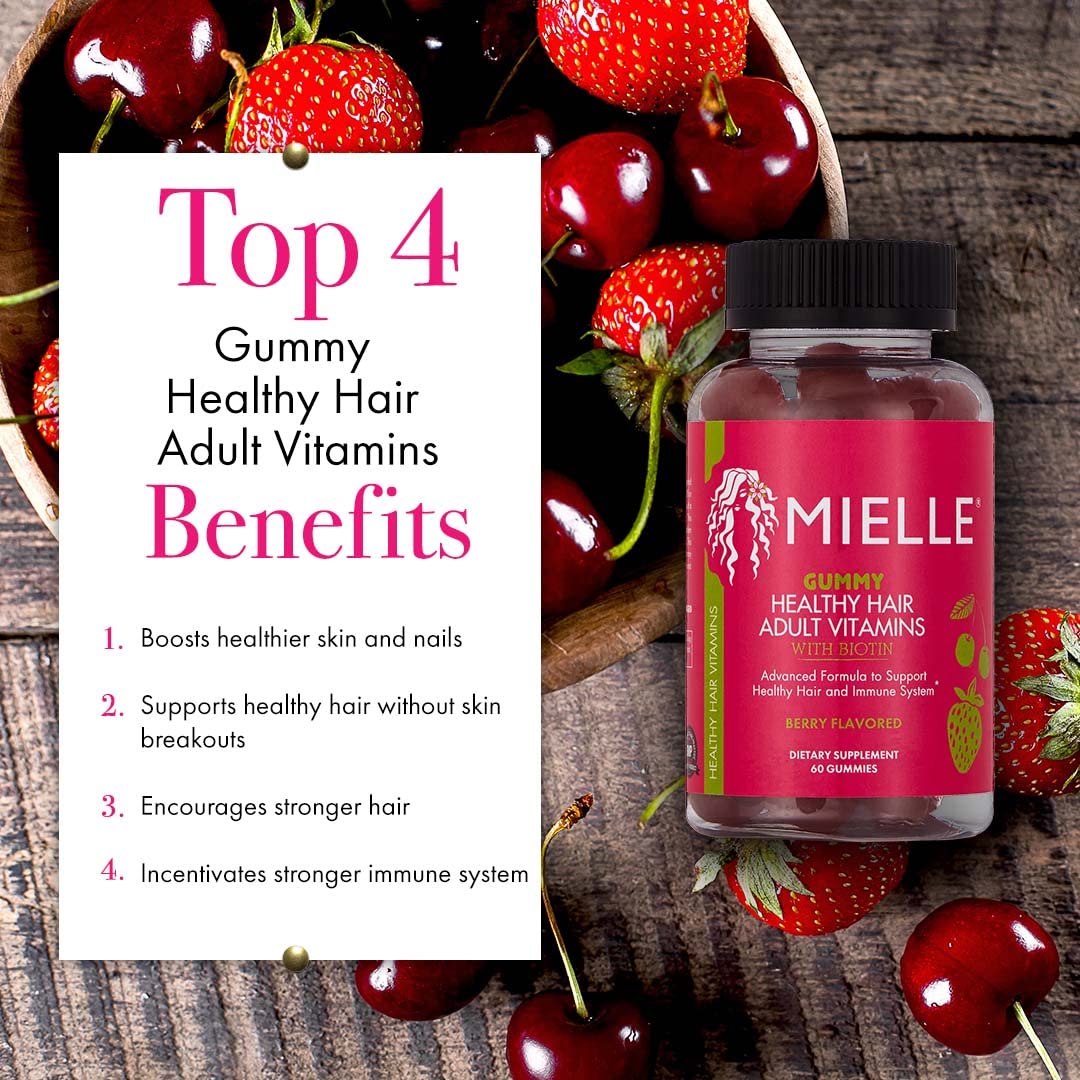 Gomitas Mielle Organics para piel y uñas saludables
