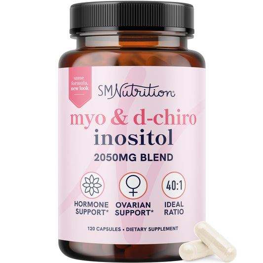 Mio y D-Chiro Inositol balance hormonal femenino 120 cápsulas