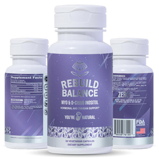 Mio-Inositol y D-Ciro Inositol Rebuild Balance suplemento hormonal mujer