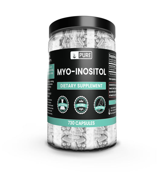 Mio-Inositol puro cápsulas sin rellenos Pure Original Ingredients