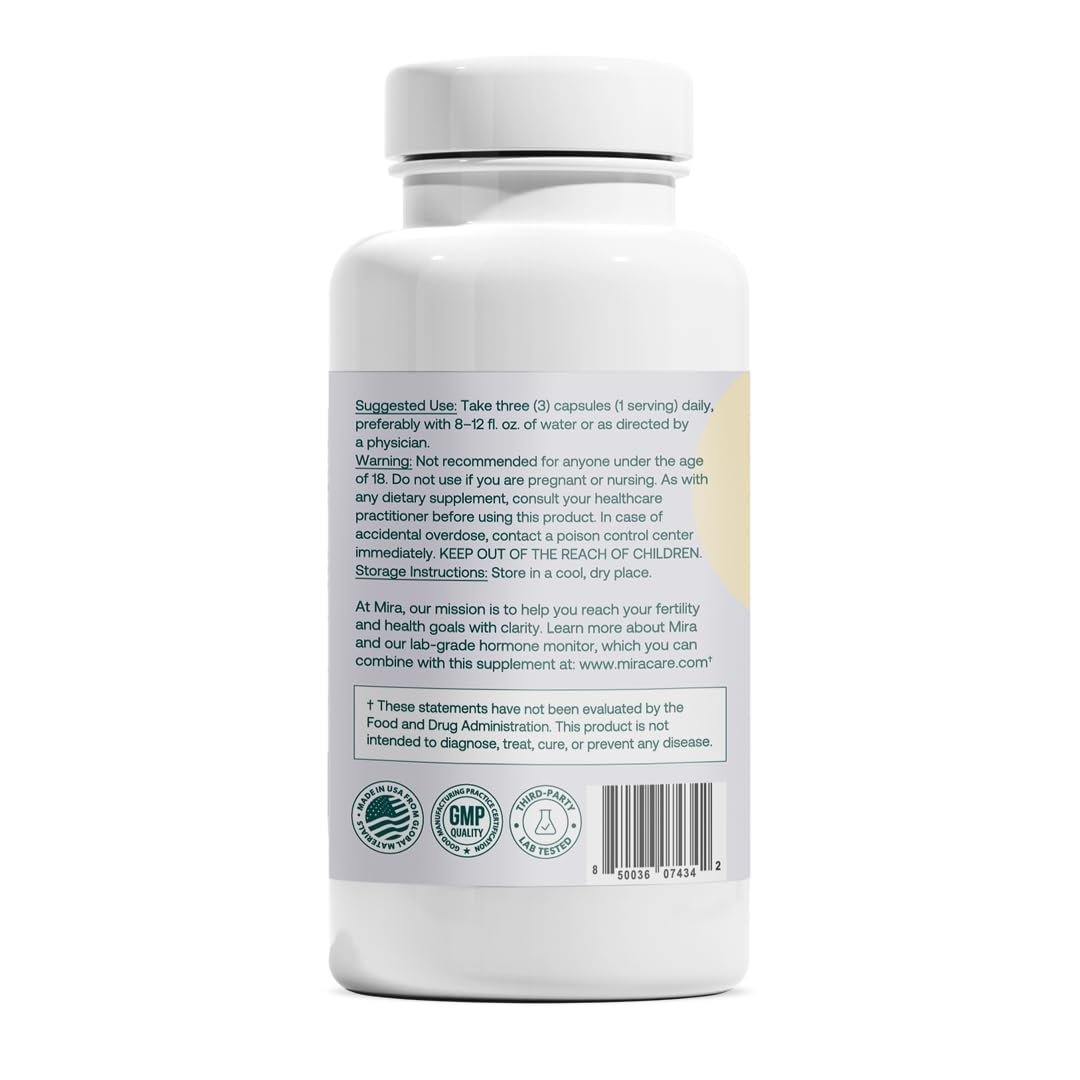 MIRA PCOS suplemento recomendado para mujeres con síndrome ovario poliquístico