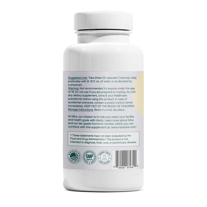 MIRA PCOS suplemento recomendado para mujeres con síndrome ovario poliquístico