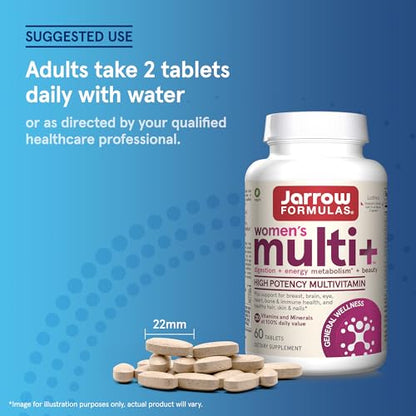 Modo de uso de las tabletas multivitamínicas Jarrow