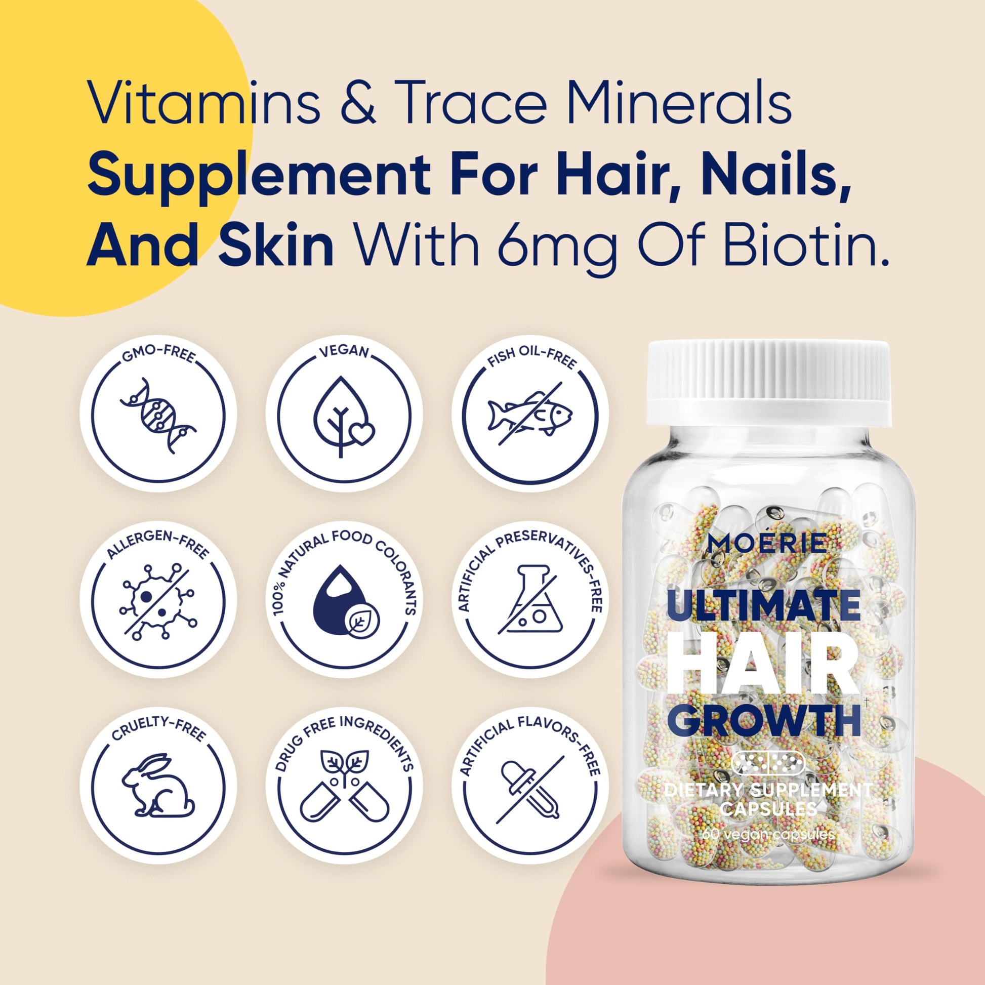 Moerie vitaminas cabello piel uñas cápsulas