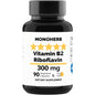 Monohreb vitamina B2 300 mg riboflavina botella frontal