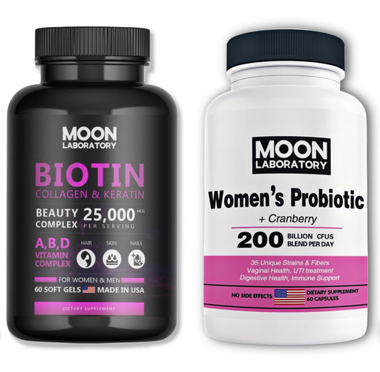 Moon Laboratory suplemento belleza cabello piel uñas salud femenina