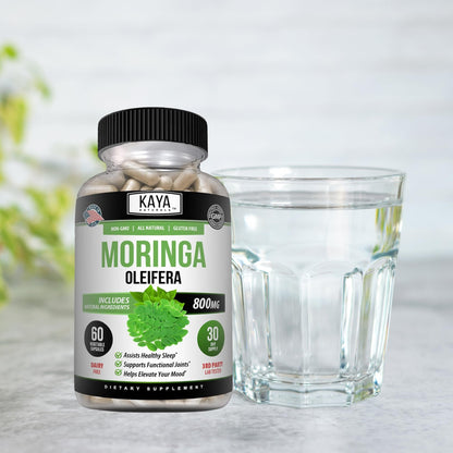 moringa kaya naturals fórmula premium cápsulas vegetales