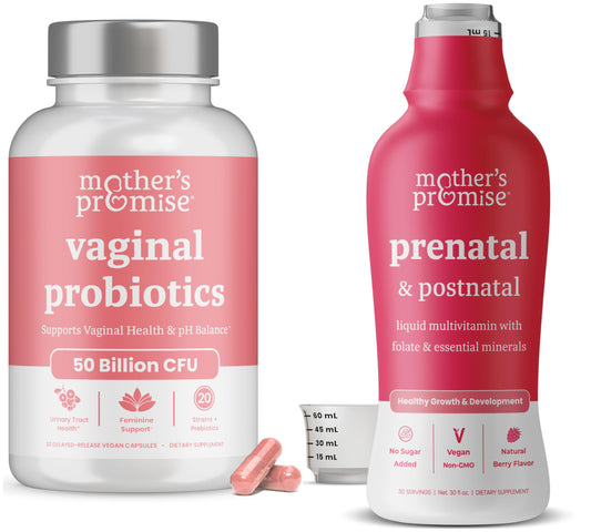 Mother's Promise multivitamínico líquido prenatal y postnatal