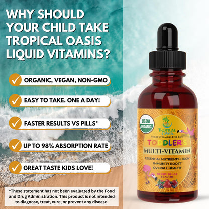 Motivos para elegir vitaminas liquidas Tropical Oasis 