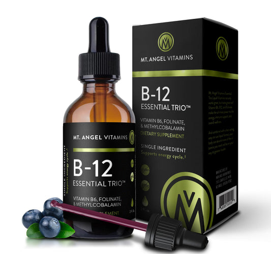 Mt Angel Vitamins gotas B12 veganas sublinguales 2 oz