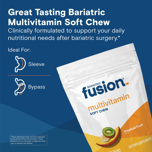 Muestra multivitamínico Bariatric Fusion post cirugía
