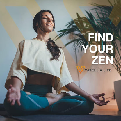 Mujer meditando con Daily Zen