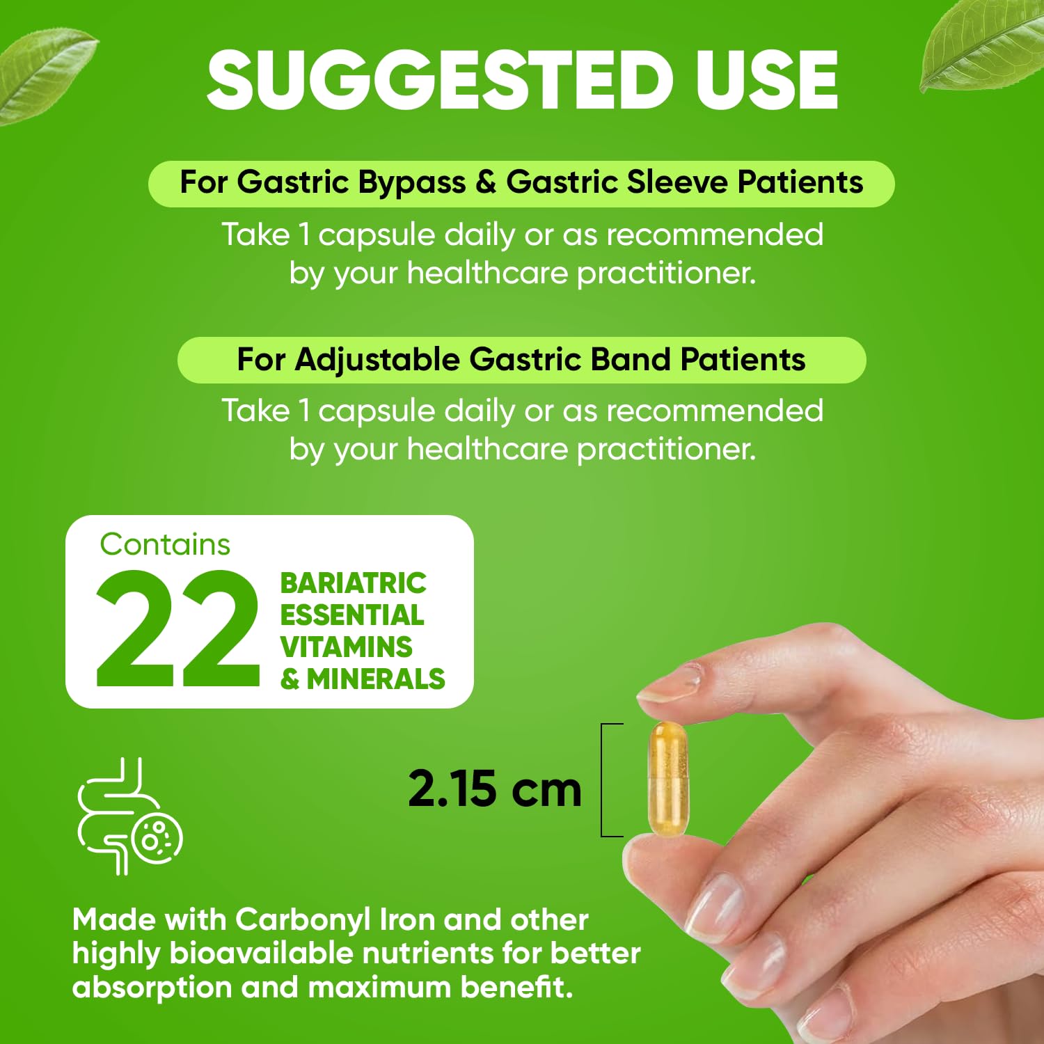 Multivitamínico BariSlim para cirugía bariátrica