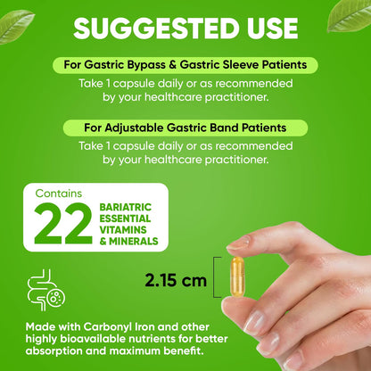 Multivitamínico BariSlim para cirugía bariátrica