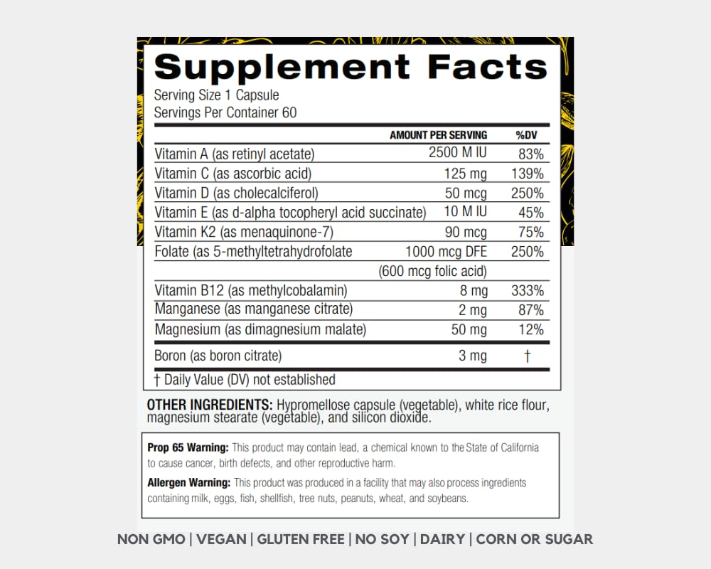 Multivitamin PALO para la salud diaria de adultos