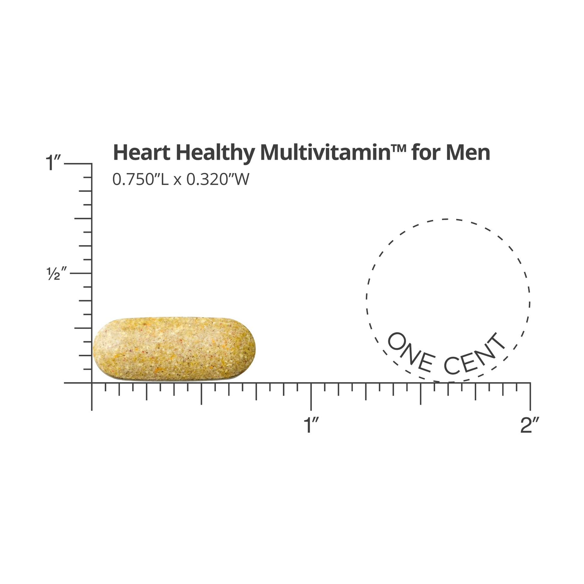 Multivitamina dr sinatra tamaño comparativo pastilla