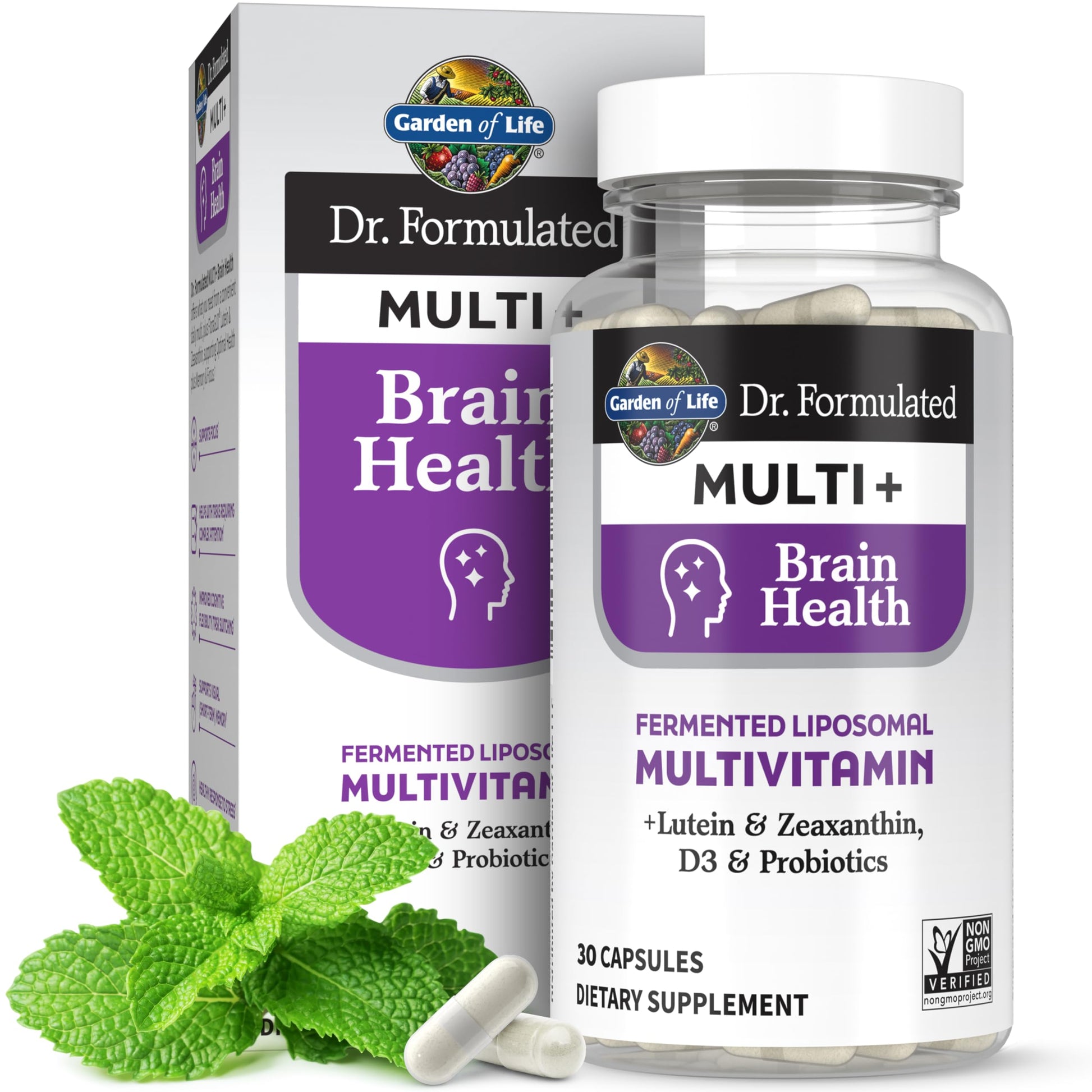 Multivitamina liposomal Garden of Life Salud Cerebral