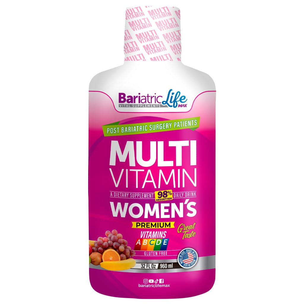 Multivitamina líquida para mujeres post cirugía.