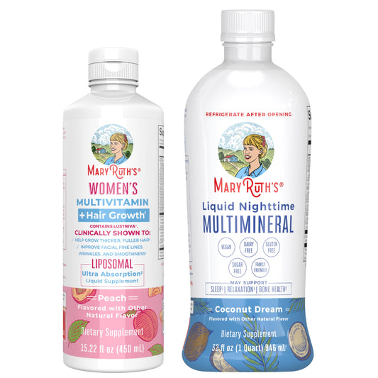 Botellas de multivitamina y multimineral MaryRuth Organics