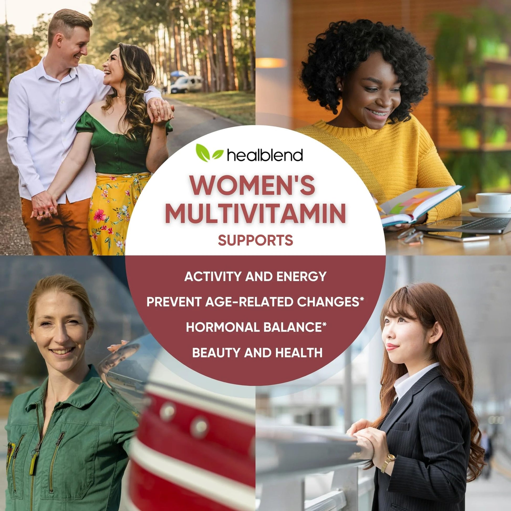 Multivitamina diseñada para la salud femenina