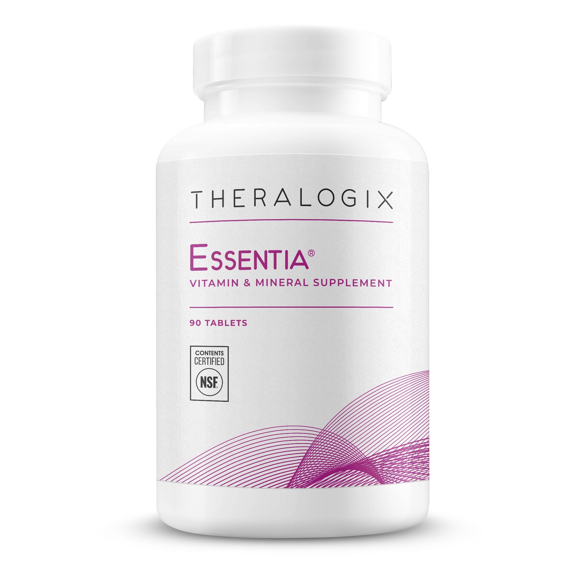 Botella de multivitamina Theralogix Essentia 90 tabletas