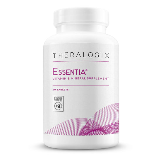 Botella de multivitamina Theralogix Essentia 90 tabletas
