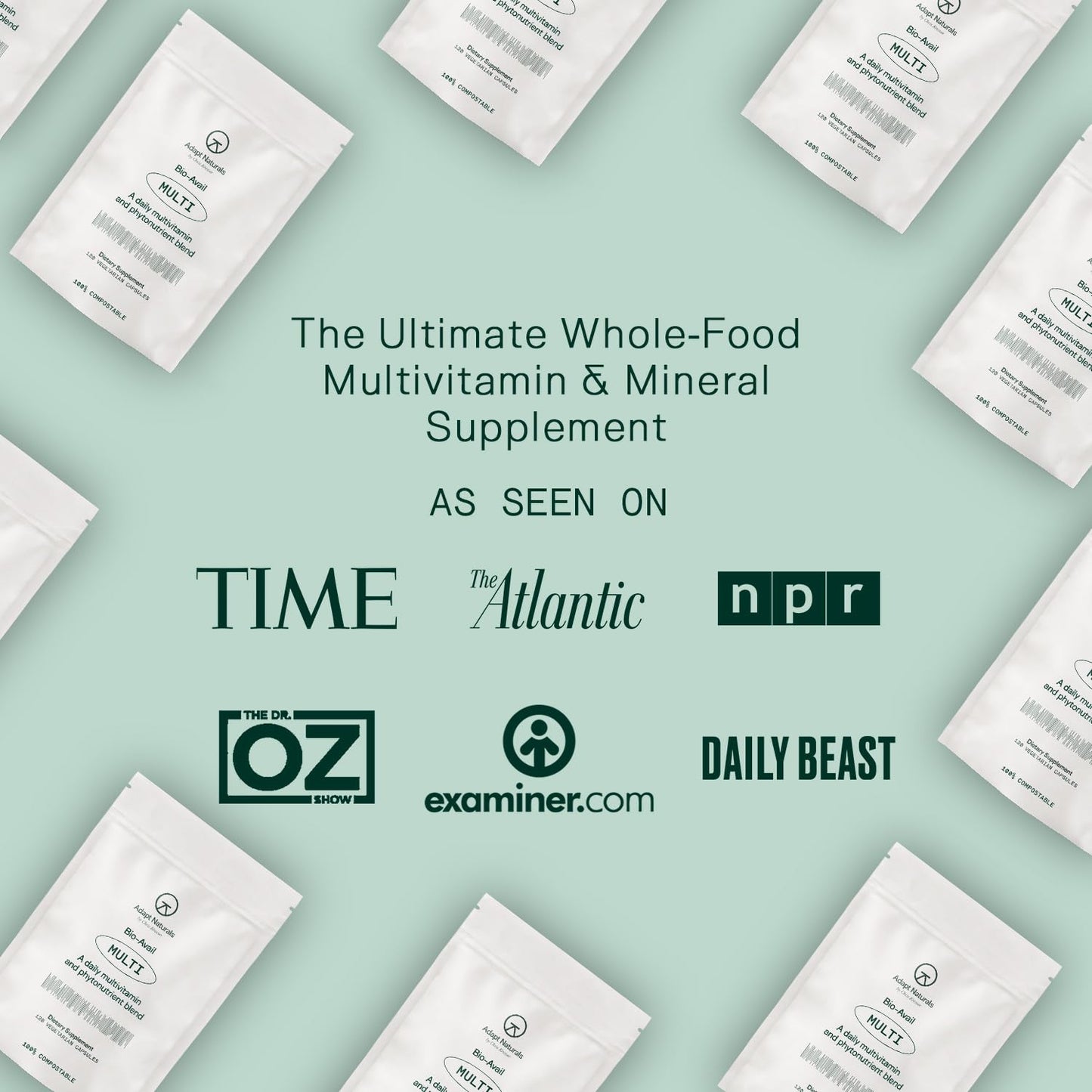 Multivitaminas Adapt Naturals 120 cápsulas