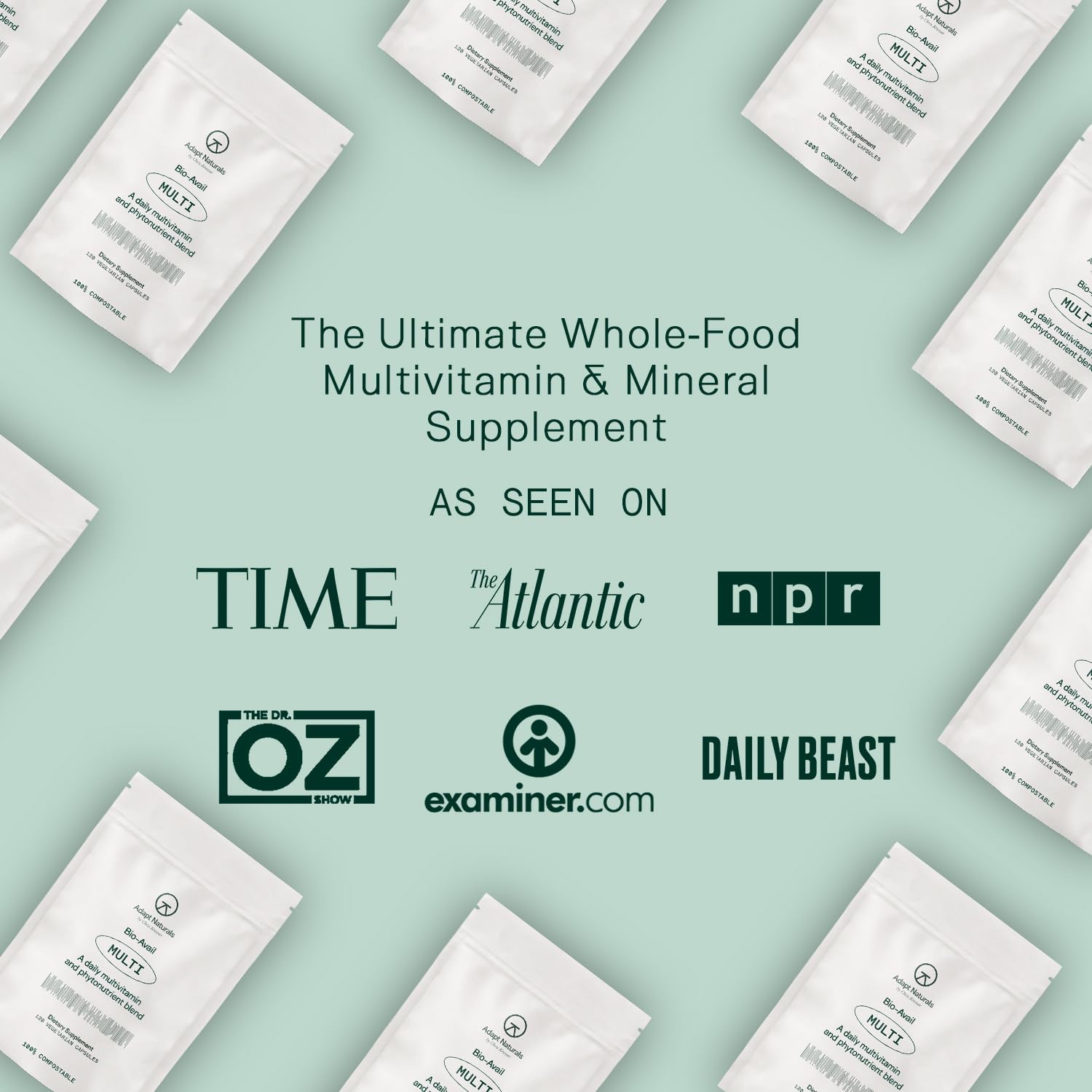 Multivitaminas Adapt Naturals 120 cápsulas