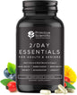 Frasco de multivitaminas para adultos y mayores
