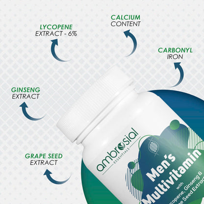 Multivitaminas Ambrosial apoyo a la salud masculina