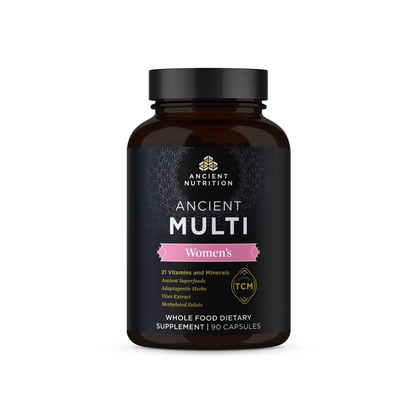 Botella de multivitaminas Ancient Nutrition para mujeres
