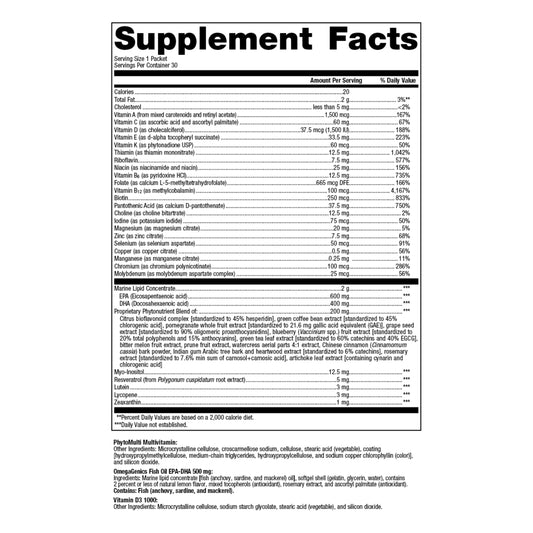 Multivitaminas para apoyo cardiovascular e inmunológico