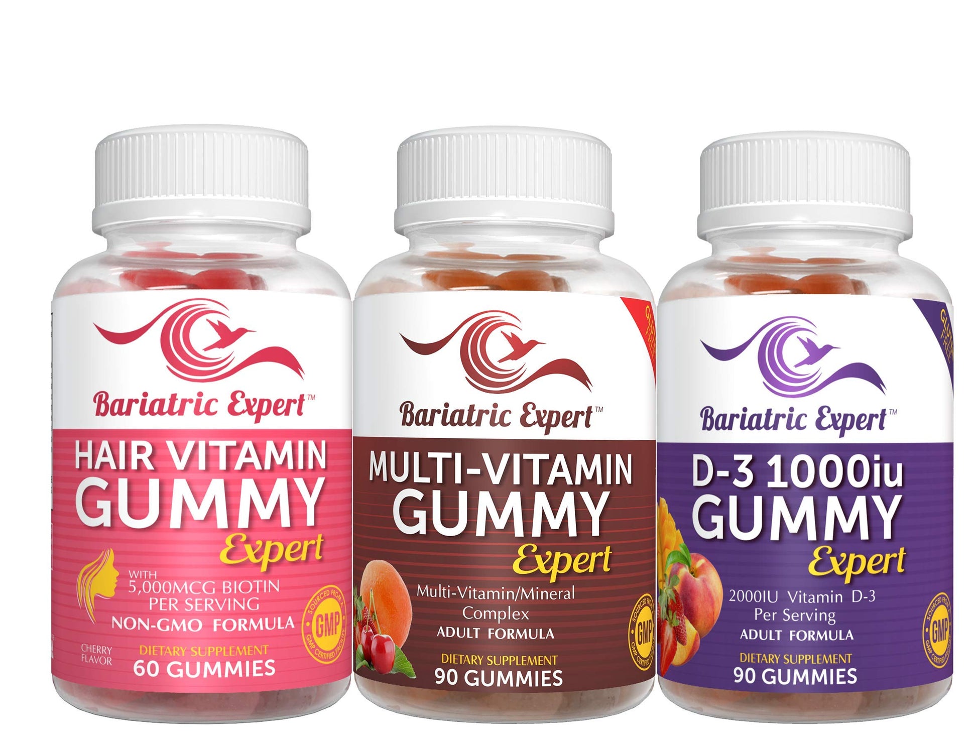 Multivitaminas bariátricas empaquetadas en frascos