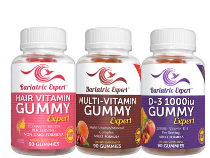 Multivitaminas bariátricas empaquetadas en frascos